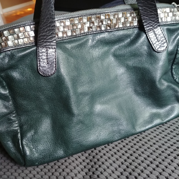 Leather shoulder bag - Picture 5 of 16